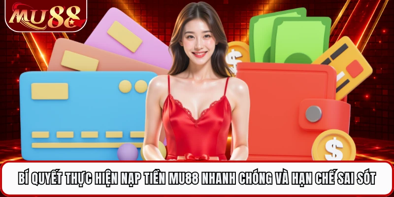 Bí quyết thực hiện nạp tiền MU88 nhanh chóng và hạn chế sai sót